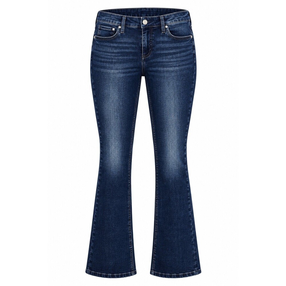 Silver Jeans Co Elyse Slim Boot Jeans Women's W33 L33 Blue Stretch Denim